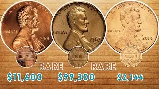 Rare Finds- The Top 3 United States Abraham Lincoln One Coins Values! Coins Us Worth Money🤑