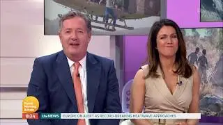 Susanna Reid - Low Cut & Short Dress - Heels - June 2019
