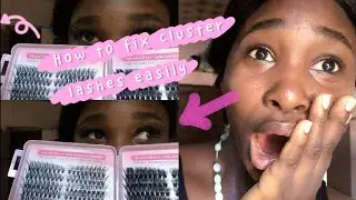 How to Fix Cluster Lashes Like a Pro | Easy DIY Lash tutorial for Beginners 
