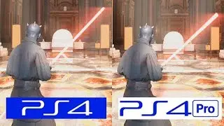 Star Wars Battlefront 2 | PS4 VS PS4 Pro | Graphics Comparison | Comparativa