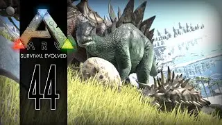 ARK: Survival Evolved Gameplay | 44 | Triple Taming! (Stego, Ankylo, Doedicurus)