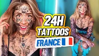 Vivre 100% tatouée en FRANCE pendant une journée (Prank) | DENYZEE