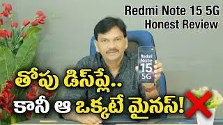 7.35mm Slim & Military Grade! 💪 Redmi Note 15 5G Full Review in Telugu