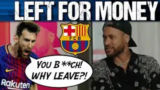Neymar Left Barcelona for MONEY and FRIENDS! Messi wanted Him to be BEST IN THE WORLD!