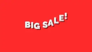 Sale Text Animations | After Effects Template