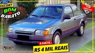 Carro BOM e BARATO Ford ESCORT 1.6 CHT A VENDA [À PARTIR DE 4 MIL] Top Ofertas Rockar #escort