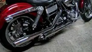 2008 harley dyna lowrider bub 7 slipons