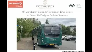 Pulhams Coaches - Service 40 - Cotswold Designer Outlet Shuttle to Tewkesbury - Fri 18th July 2025