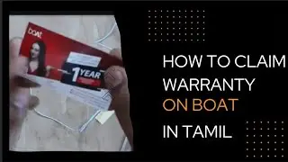 How to claim Warranty on boAt/boAt in tamil #top5tamilanyt