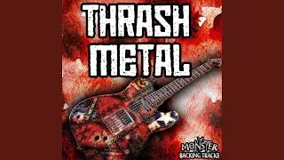 B Minor Thrash Metal Guitar Jam Backing Track |185bpm Low B String