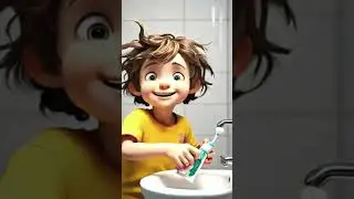 Brush your teeth poem | The best children's poem of all time  #shorts #kidsnurseryrhyme #trending