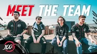 MEET OUR PROFESSIONAL FORTNITE TEAM - 100T World Record Challenge Part 1