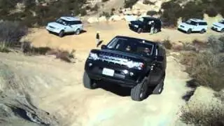 The LR4 makes off-roading easy...