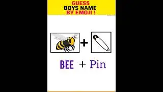Guess The boys name by emoji Challenge | Hindi Paheliyan | Riddles in Hindi | #shorts