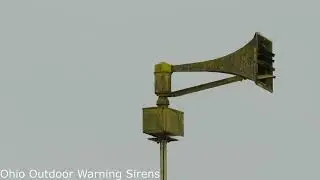 Federal Signal Thunderbolt 1000 Siren Test - 1 Minute Alert - Wampum, PA