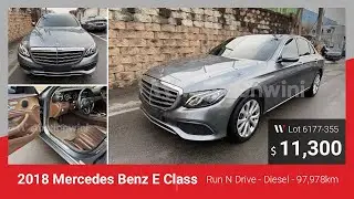 New Arrival - 2018 Mercedes Benz E Class W213 - $11,300 #usedcars #auctionwini #mercedes