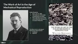 The Work of Art in the Age of AI: Walter Benjamin for the 2020s | Megasets | FMX HIVE 2023