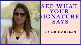 Signature Reading | See What Your Signature Says | Signature And Success
