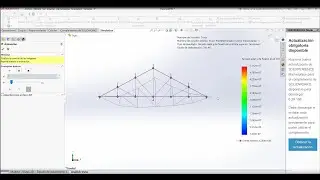 Análisis estructural de armaduras Solidworks