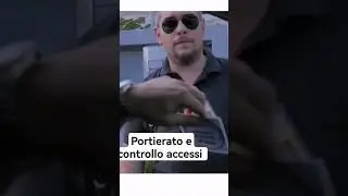 portierato e controllo accessi  #shorts #security #vigilanza