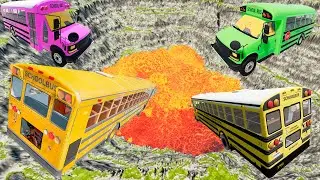 LIVE TOP 100 School Bus Crashes & Jumps - Would You Survive These School Bus Crashes - School bus