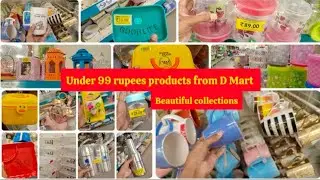 Dmart shopping vlog|under 99 products|storage containers|kitchen organisers #mymadrashome