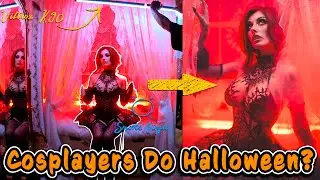What Really Happens at a Cosplay Influencer's Halloween Shoot | Goth Vampire Edition