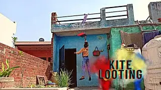 Kite looting | Ankit kite fighting | vlog by shivansh | @KiteLoverOfficial  | kite adda | lootera