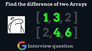 Find the Difference of Two Arrays - Leetcode 2215