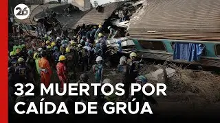🚨 TRAGEDIA EN TAILANDIA | Ya son 32 los muertos tras la caída de una grúa sobre un tren