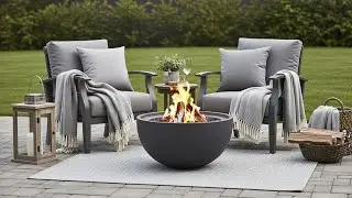 Winter Glow Small Garden Design 2026 | Cozy Outdoor Comfort 