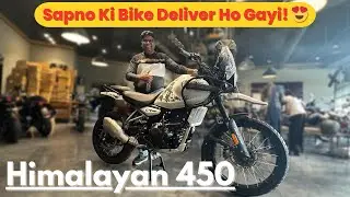 Sapne Se Haqiqat Tak 😍 | Royal Enfield Himalayan 450 Delivery