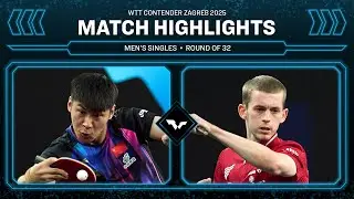 Xue Fei vs Cedric Meissner | MS R32 | #WTTZagreb 2025