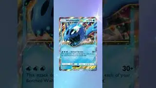 Pok&eacute;mon  | Greninja | Wishiwashi ex | Crabominable ex | Pok&eacute;mon TCGP | DELUXE PACK ex |  #pokemon