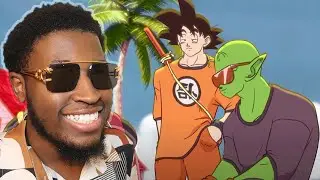REACTION TO Goku RAPS LIKE HE'S FROM TEXAS!