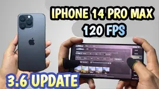 Iphone 14 Pro Max Gameplay | 3.6 Update Erangle 120 FPS