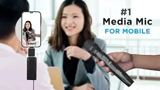 Nefficar Wireless Reporters Mic - Wireless Microphone for Reporters, Journalists, Podcasters