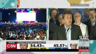 C5N - Eleccion 2015: Conferencia de Sergio Massa