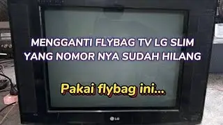 Service tv LG uslim mati..! ganti flybag...