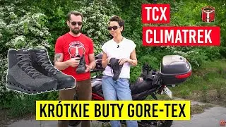 Czy kr&oacute;tkie buty motocyklowe na Gore-Tex mają sens? Testujemy TCX Climatrek Surround GTX