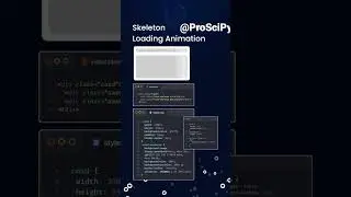 Skeleton Loading Animation using html, css and javascript | 