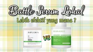 BATTLE BAKUCHIOL SERUM IMPLORA VS HANASUI, SERUM ANTI AGING MANA YANG PALING EFEKTIF ??