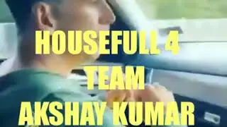 Akshay Kumar HOUSEFULL 4 TEAM IN CAR MASTI