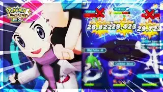 AOE Aeroblast and Whirlpool DPS | 3/5 6*EX SS Ethan and Lugia Showcase | Pokemon Masters EX