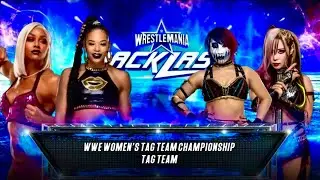 BIANCA BELAIR & JADE CARDGILL VS THE KABUKI WARRIORS BACKLASH FRANCE Simulation Match 2K23