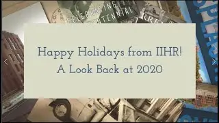 IIHR Holiday Card 2020