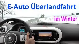 Wie weit kommt ein Elektroauto im Winter auf der Landstraße? | So schlägt sich der Twingo Electric.