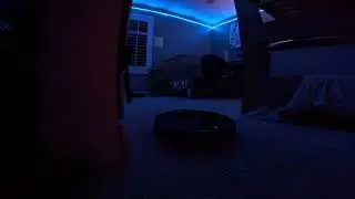 WYZE ROBOT VACUUM cleans the bedroom. Relaxing music 