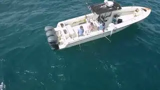 Drone Footage, Offshore Fishing Charter out of Surfside, TX
