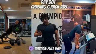 Day 381 Pull Day 😈 Back Thickness & Arm Growth